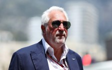 Stroll Snr walking with sunglasses