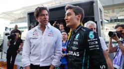 Mercedes f1 boss and George Russell