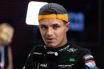 Norris wearing his McLaren team kit