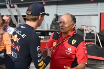 Ferrari team boss talks to Verstappen in the Formula 1 paddock