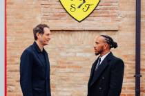 elkann and hamilton face each other