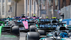 F1 cars in Monaco