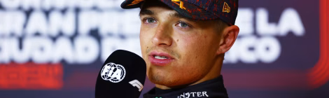 Lando Norris in FIA press conference