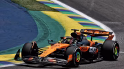 Piastri in Mclaren car
