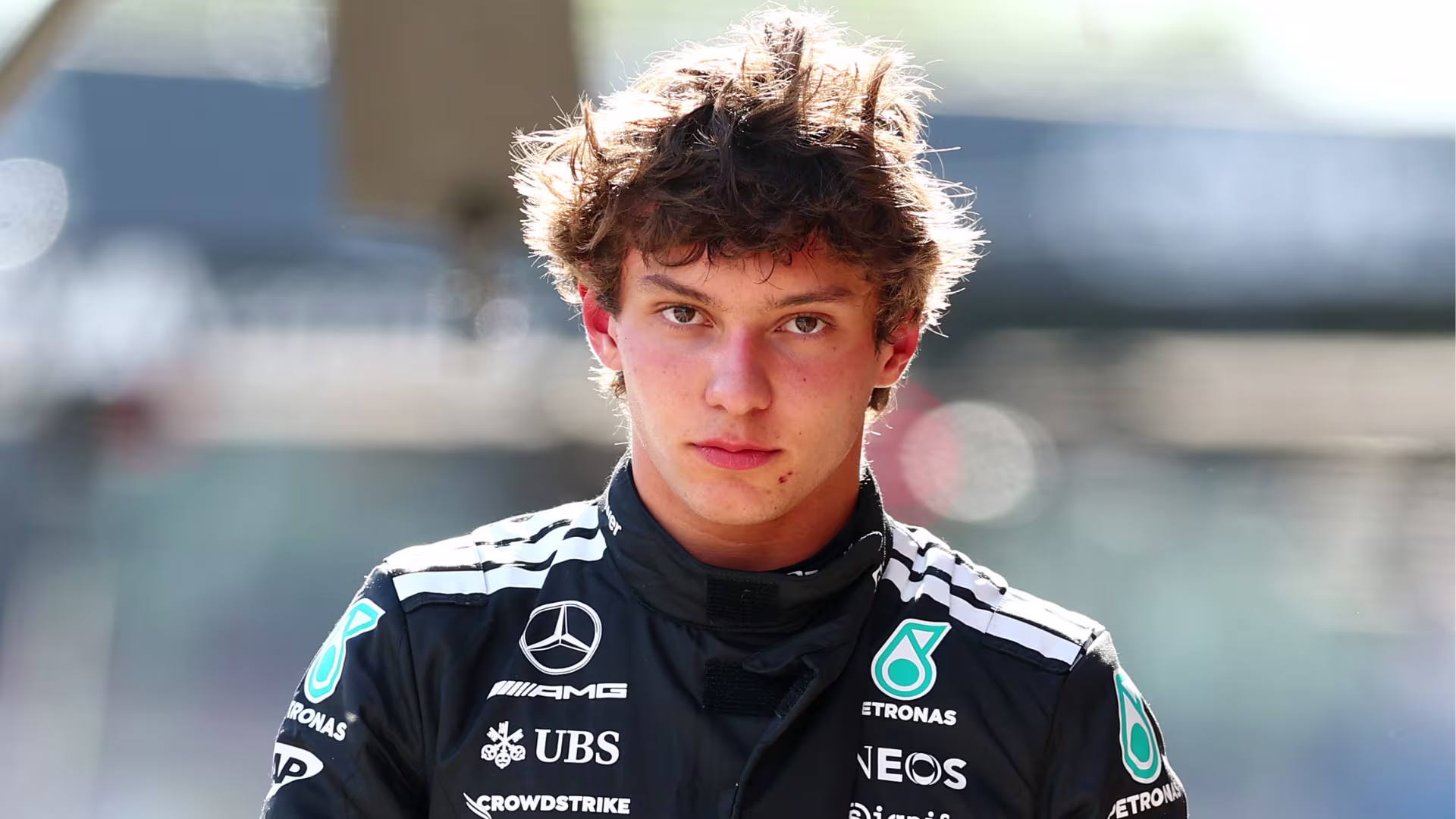 Mercedes F1 driver