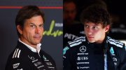 Mercedes boss and his protege driver Antonelli
