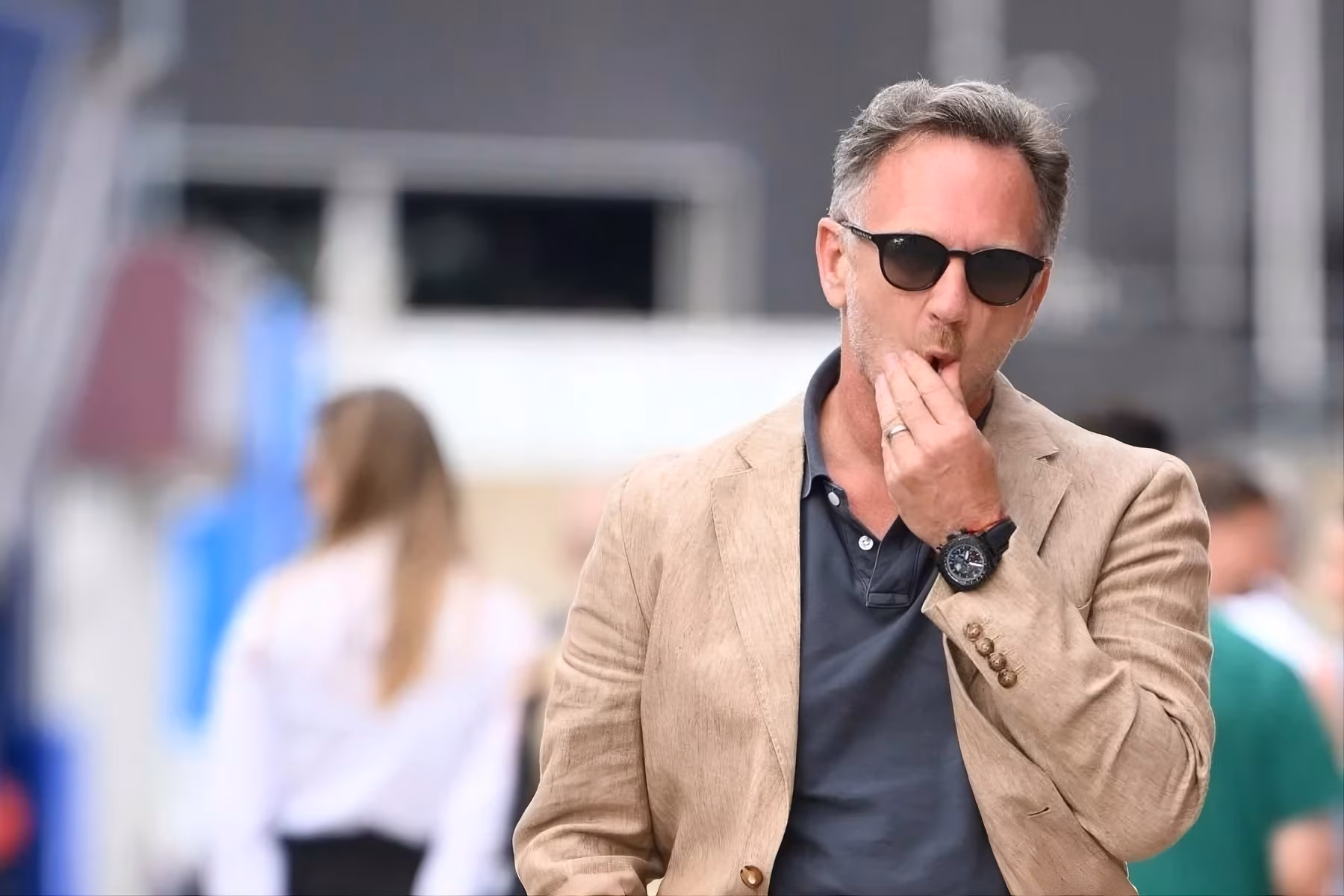 Horner back in F1 paddock after sacking